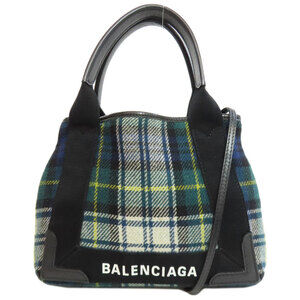 BALENCIAGA Green Leather Bag